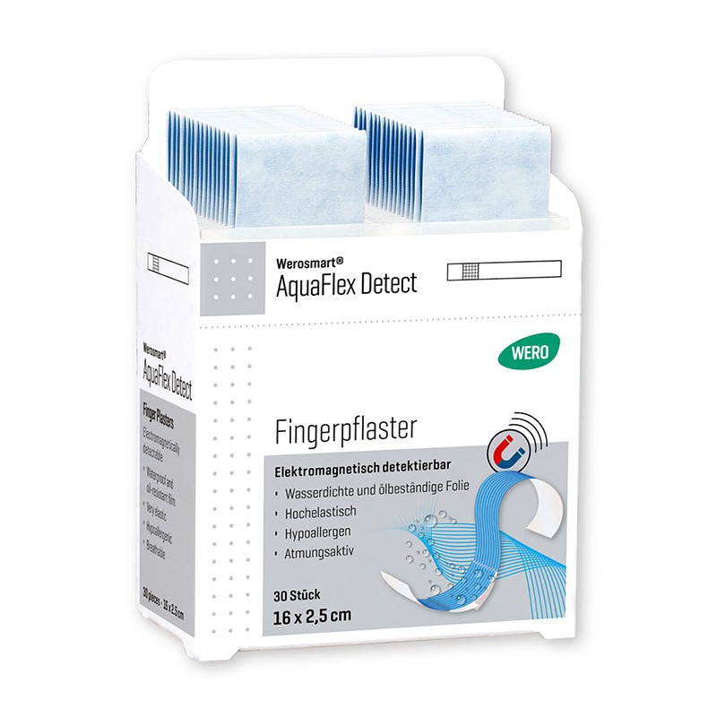 Fingerpflaster Werosmart® AquaFlex Detect, 16 x 2.5 cm