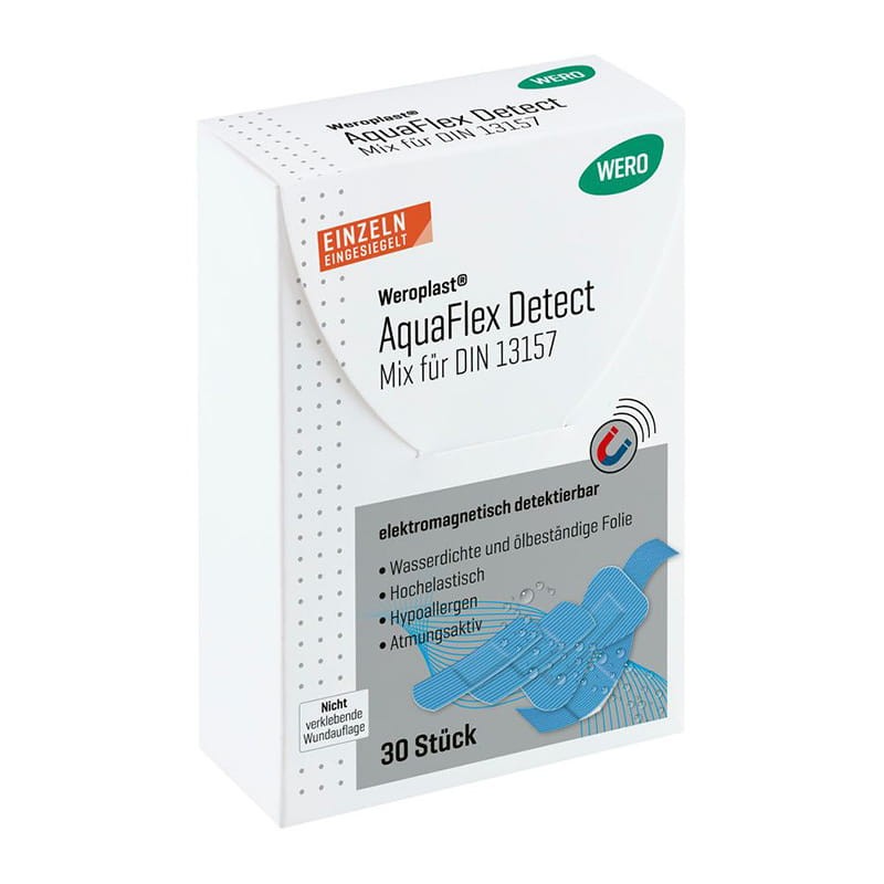 Pflastersortiment Weroplast® AquaFlex Detect Mix für DIN13157