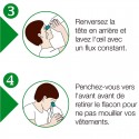 Augenspülflasche NaCl, 250 ml, Anwendung FR, Schritt 3-4