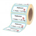 Etiketten für TRAINI-NOSE Naloxon 1.8 mg