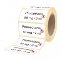 Etiketten für Brechampullen Promethazin 50 mg