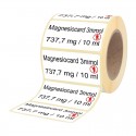 Etiketten für Brechampullen Magnesiocard 3 mmol 737.7 mg