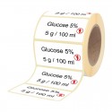 Etiketten für Stechampullen Glucose 5% 5 g