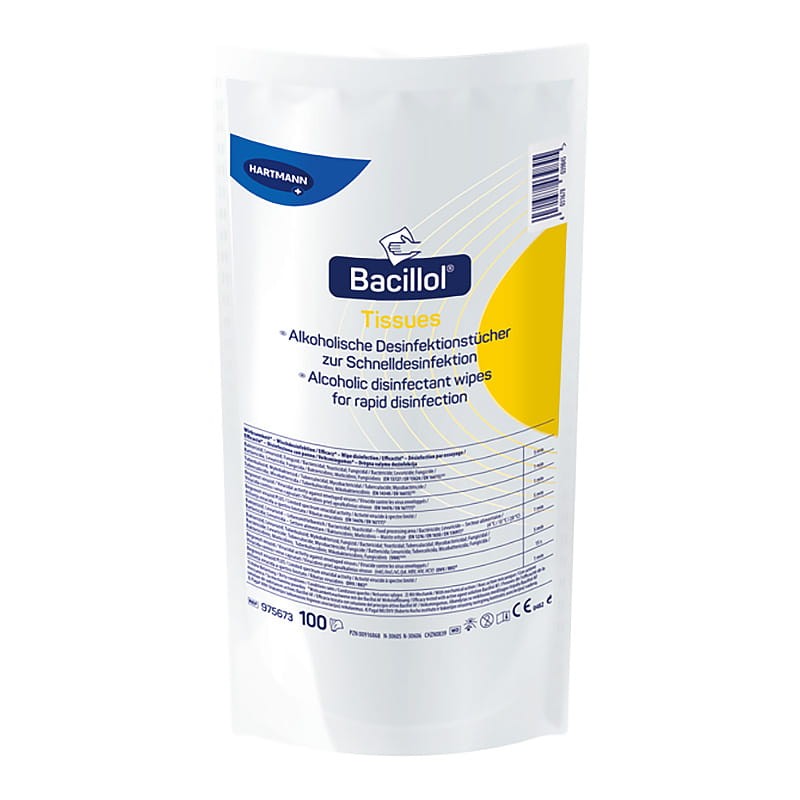 Salviette disinfettanti Bacillol® Tissues, ricarica, 100 pezzi