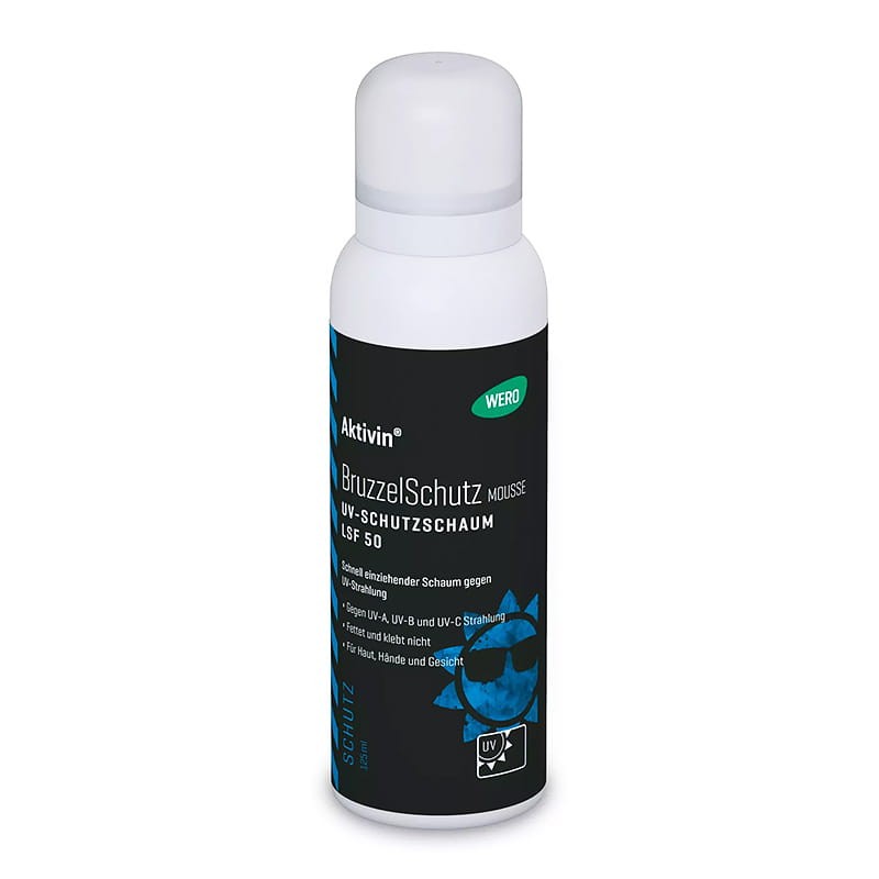 UV-Schutzschaum BruzzelSchutz Aktivin®, 125 ml, 30 Stk.