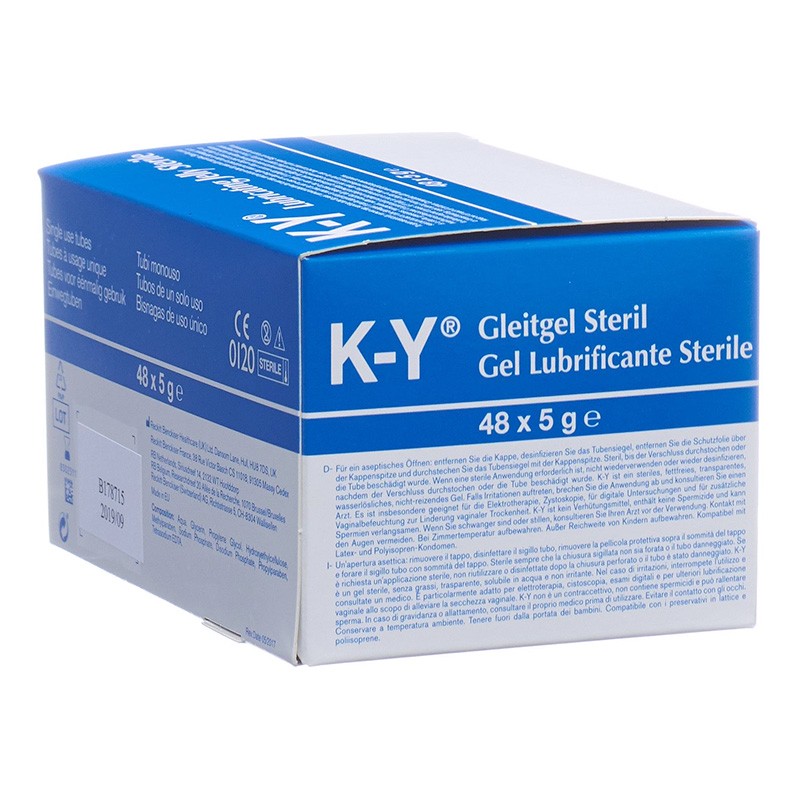 Gel lubrificante K-Y, 48 x 5 g